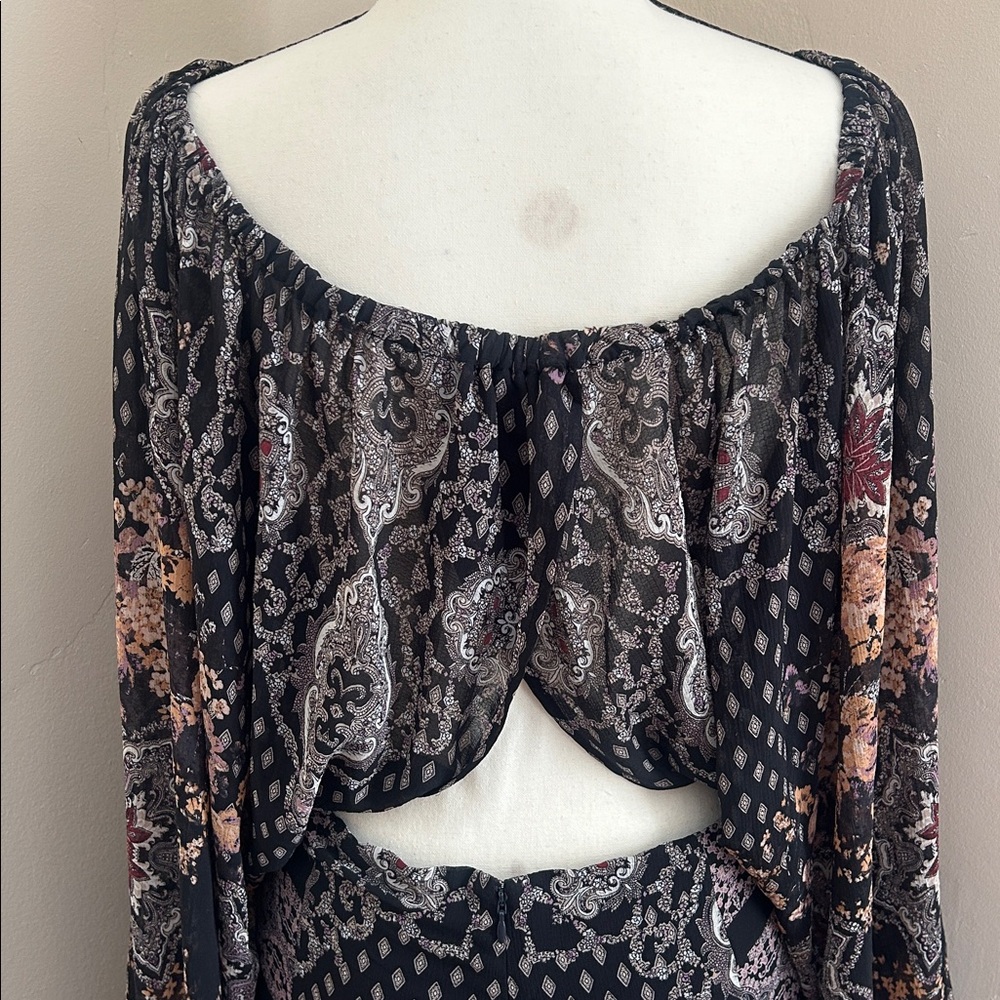 Free People Movement Bohemian Open Back Dress. - Picture 9 of 16